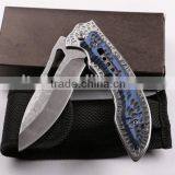 OEM 5Cr15 Folding Knife With Nylon Sheath and Gift Box thumbnail-6