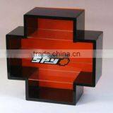 Cross-shaped Acrylic Plastic Storage Box
