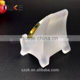 Small Size Desktop Frosted Acrylic Coin Display Stand thumbnail-5