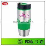 Drink Ware Type 16 Ounce Double Wall Insulated Stainless Steel Coffee Tumbler With Push Lid thumbnail-3