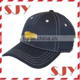 High Quality Custom Made Unique Pure Cotton Golf Hats Cap thumbnail-2