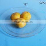 Decorative Design 12" Glass Plat for Fruit thumbnail-1