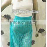 2014 African Swiss Keqiao Shaoxing Chemical New Design Thick Polyester Embroidery Lace Fabric for Garments thumbnail-1