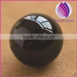 Wholesale Natural Black Agate Round 8mm Loose Beads thumbnail-1