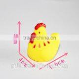 Custom 100% Food Grade Silicone Rubber Hen Bath Toy With Squeaker