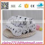 Printed 100% Cotton Baby Muslin Swaddle Blanket, Muslin Wrap