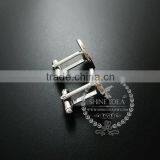 16MM Rhodiumn Plated Brass Round French Cuff Links Blanks,sleeve Button,cuff Link Setting,DIY Cuff Link Tray 1500050 thumbnail-2