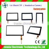 Standard or Custom 1.4'', 1.77'', 2'', 2.8'' ,3.5'', 4.3'', 5'', 7'', 10.1'' Capacitive Touch Screen Panel thumbnail-1