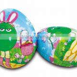 Egg Shape Print Candy Egg Tin Box