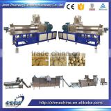double screw extruder textured soya protein food forming machine