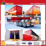 3 Axles 40ton 20ft Low Price Flat Bed Container 40ft Container Truck for Transport Trailer thumbnail-3