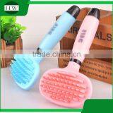 Pet Accessories Tool Plastic Long Handle Hanging Cat Dog Pet Bath Massage Hair Removal Grooming Slicker Brush Comb thumbnail-1