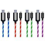 EL Visible 8 Pin Lightning USB Flowing Round Cable LD002 thumbnail-1
