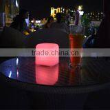 16 Color Changing PC LED Cube Square Table Lamp Portable Lighting for Restaurant,home or Bar Decoration thumbnail-2