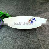 Chaozhou Wholesale Restaurant Stoneware White Fish Dinner Plate thumbnail-3