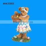 Boyds Bear Lily's Resin Easter Basket thumbnail-1