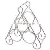 Wine Vintage Metal Rack Glass Holder With Wine Storage Wire Rack thumbnail-1
