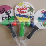 Mesh Bag Packing Wooden Badmition and Beach Racket With PE Handle thumbnail-3