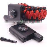 LED Light Paracord Bracelet for Outdoor Camping Survival Bracelet With Thermometer/firestarter Buckle/flashlight thumbnail-2