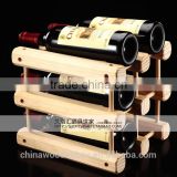Supermarket Wine Rack Stand Wood Display Shelf Best Selling Stainless Steel Wall Wine Rack with low price