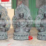 Cast Bronze Amitabha Buddha Statues for Sale thumbnail-1