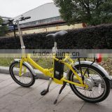 baogl efb01 folding electric bike of 36V250W with bafang Gearless Hub