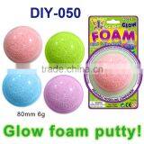 Colorful Glow-in-the-Dark Putty/Snow Putty thumbnail-1