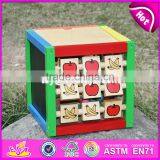 2017 New Design Funny Toy Children Multi-function Wooden Bead Maze Cube W11B060 thumbnail-3