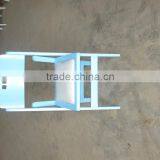 Pure Beech Wood White Folding Chair With PVC Pad for Wedding Rental thumbnail-4