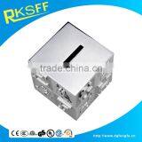 Cube Silver Alphabet and Animal Money Bank/coin Bank Box for Kid Christmas Gift thumbnail-6