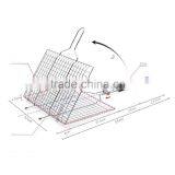 Sea Food BBQ Roating Wire Mesh Grill Roatry Bbq Grill thumbnail-2