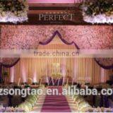 New Fashion Artificial Wedding Flower Wall Wedding Backdrop on Sale thumbnail-4