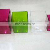 Acrylic Cube Vase for Flowers