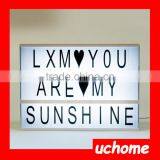 UCHOME Led Slim Light Box Photo Movie Cinema Light Box Cinematic Letters Light Box thumbnail-5