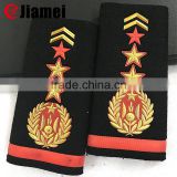 Professional factory made any image uniform epaulette military shoulder boards