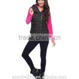 2016 Hot Sale Girls Curved Front Hem Quilted Puffer Vest thumbnail-3
