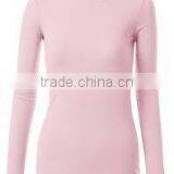 100% Cotton Promotional Cheap Packs Of Ladies Long Sleeve T-shirt thumbnail-1
