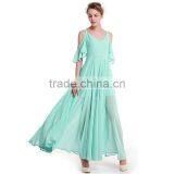 Maxnegio Full Sexy Cold Shoulder 2016 Long Maxi Casual Maxi Evening Dress thumbnail-3