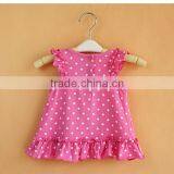 2017 Newborn Butterfly Polk Dot Print Baby Clothing Suit Wholesale Hemp Manufacturer Baby Clothing thumbnail-4