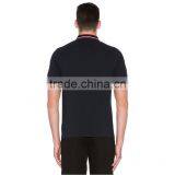 Wholesale Woven Collar Oversized Men Polo Shirt Black Polo Shirts thumbnail-3