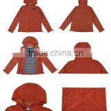 Fashion Women's Windproof Jacket With Stripe Single Jersey Lined thumbnail-6