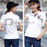 Top Good Quality Popular Fashion T-shirt Polo Womens Design Professional Wholesale Polo Shirts thumbnail-3