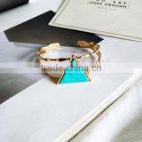 Zm35143a Wholesale Women Jewelry Accessories Fancy Turquoise Bangle Bracelet thumbnail-4