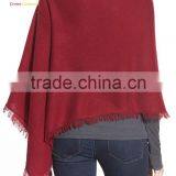 Red Winter Cape for Women,Wraps Ponchos thumbnail-4