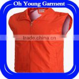 Wholesale cheap sleeveless safety work vest customzed wholesale workwear