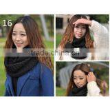 New Arrival Different Color Choice Fashion Design High Quality Acrylics Material Solid Infinity Hijab Scarf for Ladies thumbnail-5