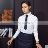 Stylish Design Chantilly White Shirt Strip Skirt Ladies Formal Suits Designs thumbnail-1