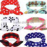 Fashionable Kids Printed Cross Baby Girls Hairband Children Hair Accessories thumbnail-2