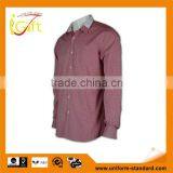 100% Cotton Design China Made Red Long Sleeve Men Fashion Designer Shirts thumbnail-1