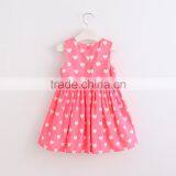 Summer Sweet Style Heart Pattern Belt Baby Girls Dress Frocks Designs thumbnail-2